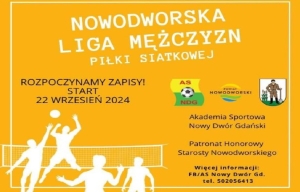 Zaproszenie do Udziału w Nowodworskiej Lidze Mężczyzn Piłki Siatkowej! 