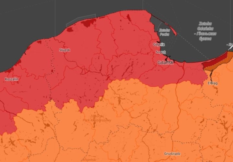 IMGW ostrzega przed silnym wiatrem i burzami. Powieje nawet do 120 kmh  