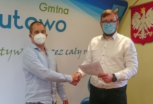 Podpisanie umowy na remont ulicy Wąskiej