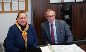 Spotkanie Starosty Nowodworskiego z zastępcą dyrektora Urzędu Morskiego w Gdyni ds. technicznych