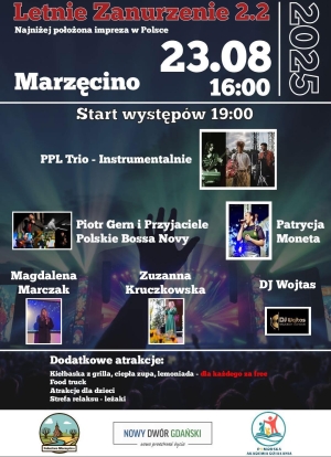 W najbliższą sobotę – Letnie Zanurzenie 2.2 w Marzęcinie!