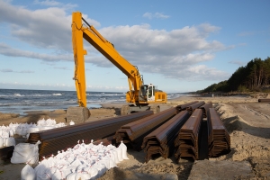 "Budowa drogi wodnej łączącej Zalew Wiślany z Zatoką Gdańską” - aktualne zdjęcia i film z drona