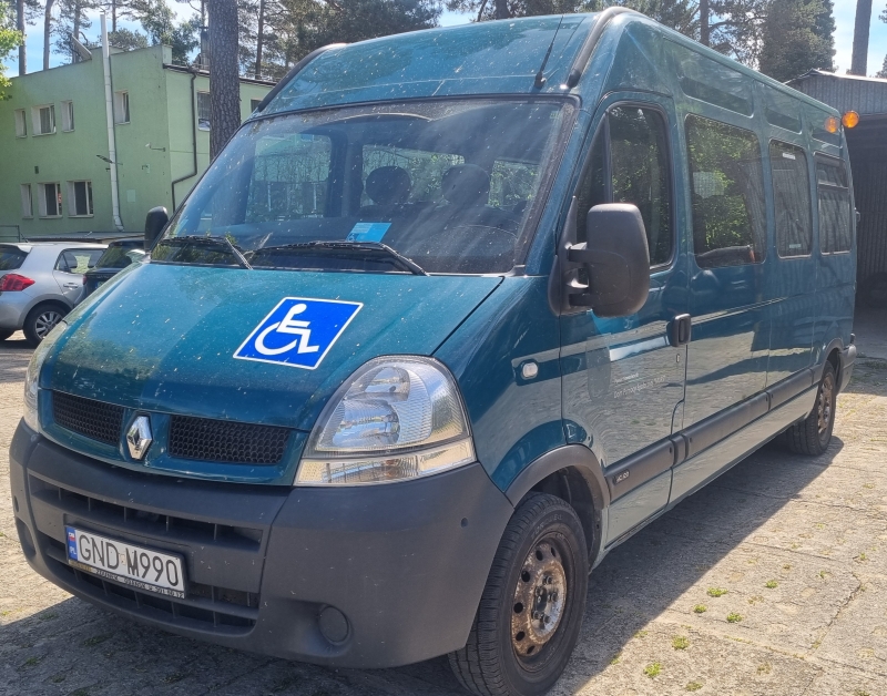 Dom Pomocy Społecznej,,MORS" w Stegnie ogłasza przetarg pisemny na sprzedaż autobusu Renault Master