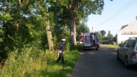 Tujsk. Śmiertelny wypadek motocyklisty.