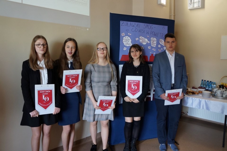 Konferencja „Żuławski smog – co wisi w powietrzu&quot; w ZS nr 1.