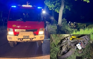 Tragiczny wypadek w Lubieszewie. Nie żyje 40-letni motocyklista