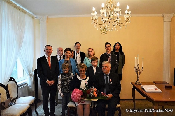Nowy Dwór Gd. Halina i Kazimierz Bielińscy świętowali Złote Gody - 5.10.2017